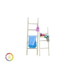 Échelle en bambou naturelle faite à la main Échelle en bambou décorative pour magasin de vêtements Vente en gros Fourniture du fabricant - Product Image 6