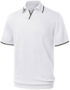 2025 alta calidad verano 100% poliéster sólido Golf Polo camiseta logotipo personalizado bordado suelto hombres Polo camisa de Pakistán - Product Image 1
