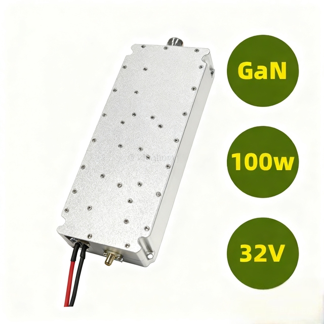 Wireless&Rf Modules 100W 2.4GHz Wideband GaN Module RF Power Amplifier for Anti-UAV, FPV Drone & DJI Systems RF Amplifier