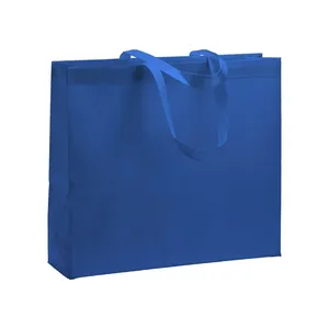 Borse Shopper Promozionali Eco-Friendly in R-PET con Soffietto per Gadget Ecosostenibili - Product Image 1