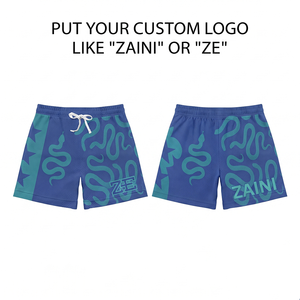 Shorts de sport pour homme en maille 100% coton 160 GSM de qualité supérieure, taille mi-haute avec cordon de serrage, écologiques, séchage rapide, bleu sarcelle avec empiècements latéraux - Product Image 1