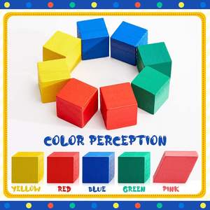 <b>Wooden</b> Geometric Set of 14 Solids <b>Wooden</b> <b>Blocks</b> for Preschool Elementary Education Early Learning fo Kids Factory Direct Supply - Product Image 6