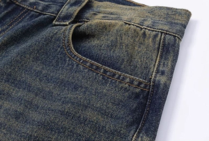 Look elegante Cargo Jeans Hombres Stock Logotipo personalizado Denim Jeans Hombres Dropship Ronpex - Product Image 6