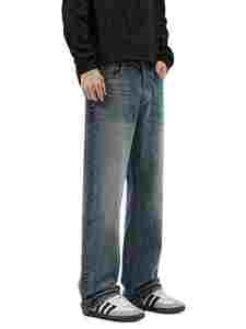 Servicio OEM: Pantalones de mezclilla para hombre, de peso pesado, lavados, de fábrica, corte ajustado, rectos, largos y transpirables - Product Image 4