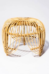 Rattan Traditional Design <b>Portable</b> Side <b>Table</b> for Home Office Use - Product Image 2
