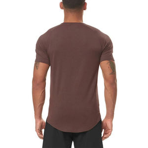 T-shirt à manches courtes en coton pour homme, streetwear d'été OEM, design personnalisé, coupe régulière, nouveauté - Product Image 3