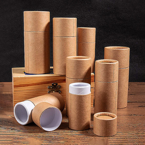Biểu Tượng Tùy Chỉnh In Sang Trọng Vòng Thực Phẩm Ống Giấy Quần Áo Bao Bì Các Tông Khử Mùi Xi Lanh Kraft Ống Giấy - Product Image 1