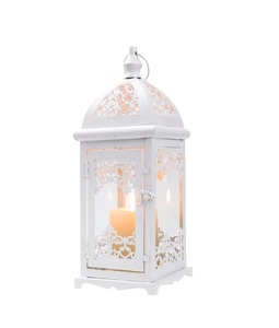 Best Quality Metal <b>Silver</b> Colored Stainless Steel Candle Holder <b>Lanterns</b> Lamps With Customize Design - Product Image 2