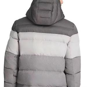 Vente en gros Veste matelassée en duvet à capuche pour homme Veste matelassée imperméable coupe-vent Veste d'hiver pour homme - Product Image 6