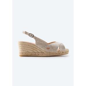 Sandali con zeppa in tela in edizione limitata Llansa - Product Image 1