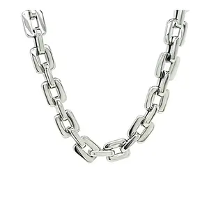 Wholesale Jewelry Top Grade Stainless Steel Chain Link Necklace for Women Premium Quality High Demanded (9mm)