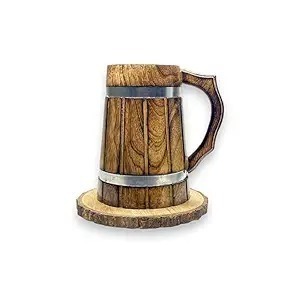 แก้วมักทำจากไม้ธรรมชาติมีตัวเลือกในการแกะสลักแบบกำหนดเองสำหรับตู้โชว์และของขวัญในห้องครัว - Product Image 2