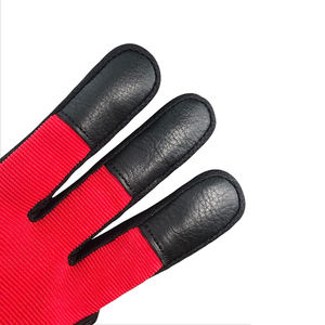 Gants de tir à l'arc à 3 doigts de haute qualité, gants en cuir durables pour la pratique du tir à l'arc et les sports de plein air - Product Image 2