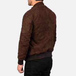 Chaqueta de Cuero de Diseño Personalizado OEM, Chaqueta de Invierno de Alta Calidad, Piel de Cordero Genuina, Directo de Fábrica, Chaqueta de Cuero Moderna para Hombre - Product Image 2