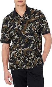 Men's Quick Dry Performance Short Sleeve Polo Shirt 3D Pattern 100% Polyester Polo Shirts - Product Image 3