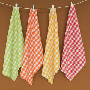 Serviettes de cuisine de qualité export, 100% coton pur, serviettes de cuisine brodées personnalisées - Product Image 1
