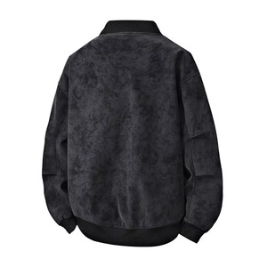 เสื้อโค้ทแฟชั่นผู้ชายวินเทจสีทึบมีซิปกันน้ำเสื้อโค้ทผู้ชายสำหรับฤดูหนาวกำหนดเองฤดูใบไม้ผลิ - Product Image 6