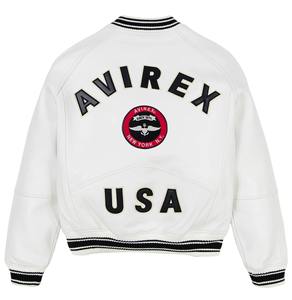 Chaquetas Varsity de Fibra de Bambú Blanca de Alta Calidad para Hombre, Estilo Varsity Cómodo, Parches de Chenilla Bordados, Forro de Algodón - Product Image 6