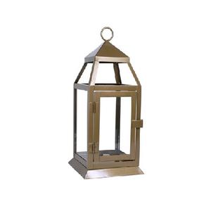 Modern Design Metal Home <b>Decor</b> Gift Lantern <b>Decorative</b> Handmade <b>Rose</b> <b>Gold</b> Plated for Farmhouse Interior Exterior Lighting Holder - Product Image 3