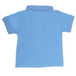 Camiseta Polo de Manga Corta para Niños - Azul - Product Image 2
