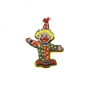 Best Quality Embroidered Fashion Fabric Bullion Wire <b>Brooches</b>-Customizable Low Price Wholesale - Product Image 4