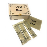 Miel aux herbes Léopard Miracle le plus vendu avec 12 sachets, Coffret cadeau VIP Miel - Miel aux extraits de plantes en gros en emballage PE