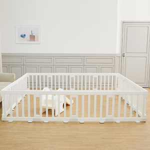 [Edu-Play] Produit populaire Fournitures pour bébé Nouveau-né à tout-petit Woody Baby Room avec porte Set Baby Fence 10P FR-10MB Infant Supplies - Product Image 6