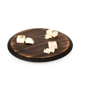 Tocadiscos Lazy Susan de madera de nuevo diseño, artesanía rústica giratoria con artesanía natural de madera de primera calidad - Product Image 6