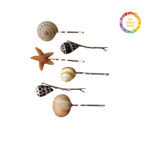 Pince à cheveux coquillage simple et chic Accessoire élégant pour toutes les coiffures - Product Image 1