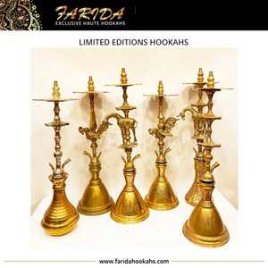 Cachimba egipcia de latón Shisha Ediciones limitadas únicas Cachimbas 2025 Nuevo estilo de diseño único Venta caliente Cachimbas Farida de lujo - Product Image 3