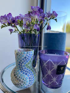 Kit de fabrication de vase en mosaïque créatif, fait à la main pour la décoration personnalisée de la maison et des mariages, design moderne écologique avec des matériaux de qualité supérieure - Product Image 6