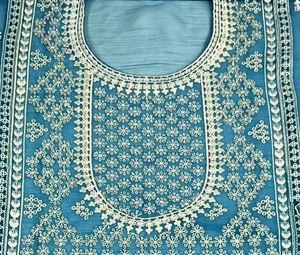 Designer moderne non cousu brodé à la main belle tenue de fête costumes indien mode avant style traditionnel - Product Image 2