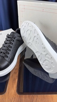 Espadrilles basses en cuir véritable pour hommes, confortables pour le quotidien, légères, à semelle souple, à lacets, style mocassins