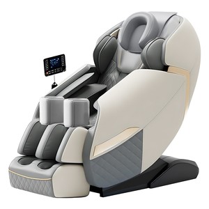 New Electric Dual Core 4D SL Track Heated Breathable Best Quality Massage <b>Chair</b> <b>Zero</b> <b>Gravity</b> Full Body Massager - Product Image 1