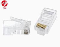 Connecteur Ethernet RJ45 Cat6 en PVC de haute qualité, marque Superlink/OEM, prise modulaire UTP pour câble réseau, OEM disponible