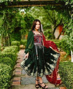 Vêtements traditionnels faits à la main robe afghane haute qualité meilleur matériel afghan Vintage femmes robes 0580 - Product Image 2