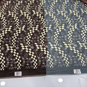 Tissu en velours brodé, velours brodé de luxe pour robes, abaya, kaftan et usage de la mode - Product Image 5
