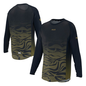 T-shirt à manches longues compressif pour homme, course sur sentier, DUNE Gold - Product Image 5