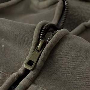 OEM, sweat à capuche court pour femmes, tenue décontractée surdimensionnée en coton polaire, fabricant personnalisé - Product Image 3