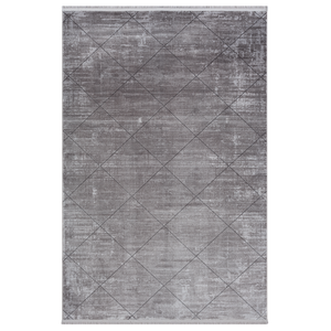 Tapis d'intérieur moderne Netline Home Depot Mazzini 1489, 60 % viscose et 40 % acrylique, anti-peluches, facile d'entretien, durable, gris - Product Image 5