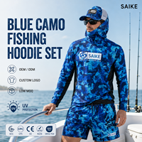 Conjunto de Camisa de Pesca Personalizada para Hombre, Sudadera con Capucha de Camuflaje, Máscara Facial, Protección Solar UPF 50+, Manga Larga, Secado Rápido, Transpirable, Estampado, para Exteriores, OEM