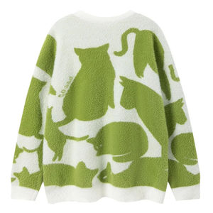 เสื้อสเวตเตอร์ถักแบบสวมหัวสำหรับผู้ชายเสื้อสเวตเตอร์ถักแบบสวมหัวผ้านุ่มใส่พอดีตัวเสื้อกันหนาวคอกลมแขนยาวลำลองสำหรับฤดูหนาว - Product Image 4