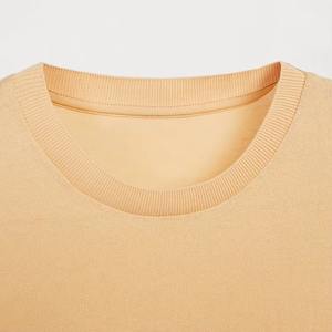 เสื้อยืดโอเวอร์ไซส์ผ้าฝ้ายเปล่าสำหรับผู้ชายเสื้อสไตล์สตรีทแวร์สีเรียบโลโก้ออกแบบได้ตามต้องการ - Product Image 4