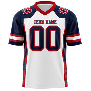 Maillot de football américain personnalisé 7V7 Uniforme de haute qualité Manches courtes Respirant Conception personnalisée - Product Image 1