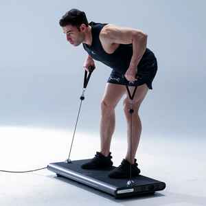 Máquina de Gimnasio Inteligente Todo en Uno RH USD 400, de Acero Inoxidable/Aluminio, para Entrenamiento de Piernas, Estación de Pesas Negra - Product Image 1