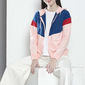 Sudadera con Capucha para Mujer al por Mayor de Fábrica, 100% Algodón, Tejido de Punto, Cierre Completo Personalizado, Logotipo Bordado, Invierno, Otoño, Secado Rápido, Estampada - Product Image 3