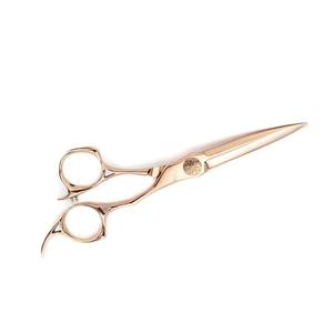 Ciseaux de barbier en acier inoxydable plaqué or de conception haut de gamme, outil professionnel de coupe de cheveux pour salon de luxe, précision Hermann - Product Image 6