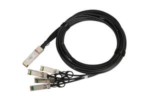 Cable DAC Extralink QSFP+, DAC, 40 Gbps a 4x 10 Gbps, 3 m, 30 AWG - Product Image 1