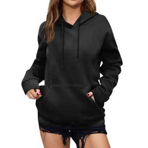 2024 sudaderas con capucha de manga larga para mujer, ropa diaria informal con diseño bordado y forro transpirable, ropa diaria de otoño - Product Image 5