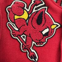 Blousons universitaires personnalisés avec logo brodé en chenille pour hommes – Style urbain tendance, hiver, écologiques, séchage rapide